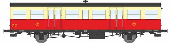 REE Modeles VB-156 - 2nd Class Passenger Coach 